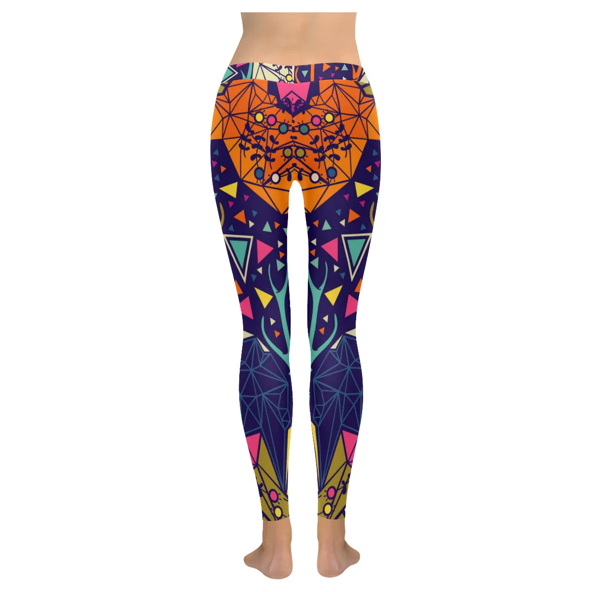 Yoga Pants Women's Low Rise Leggings (Invisible Stitch)